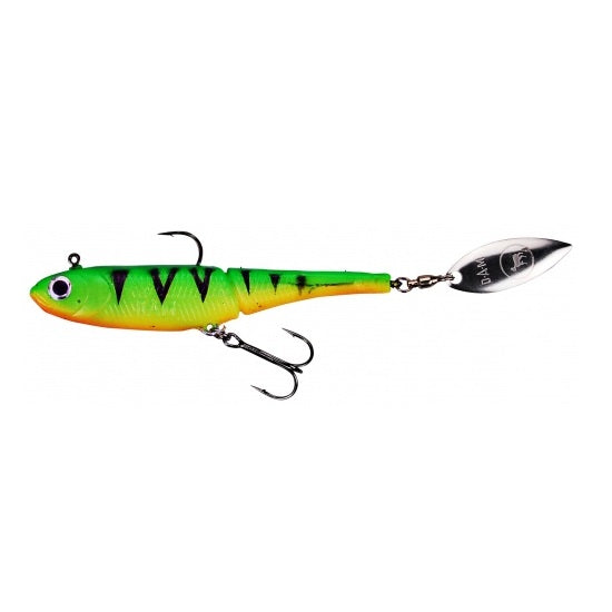 Turbotail DAM Effzett Kick-S Minnow 100mm 11gr Fire Shark