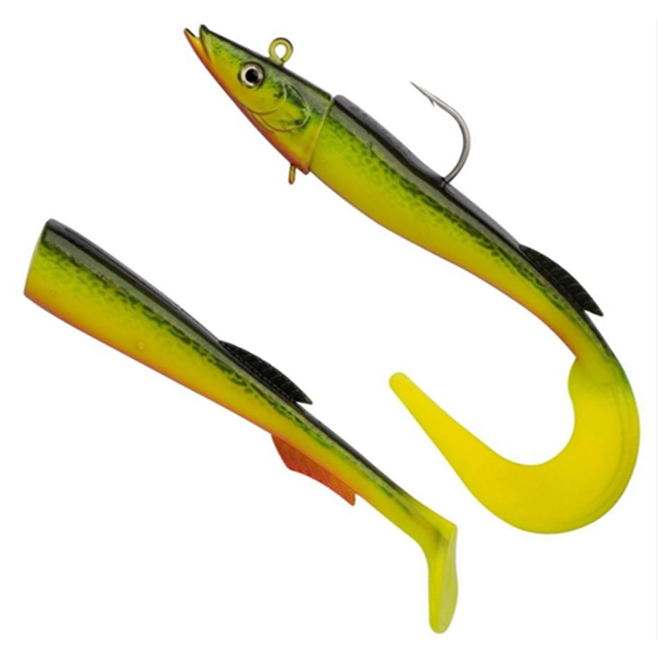 Twister BERKLEY Power Sandeel Hot Cod 21cm 1buc/pac