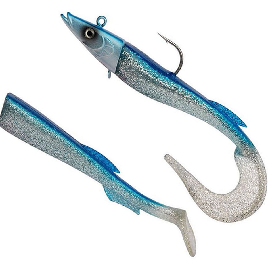 Twister BERKLEY Power Sandeel Metallic Blue 21cm 1buc/pac