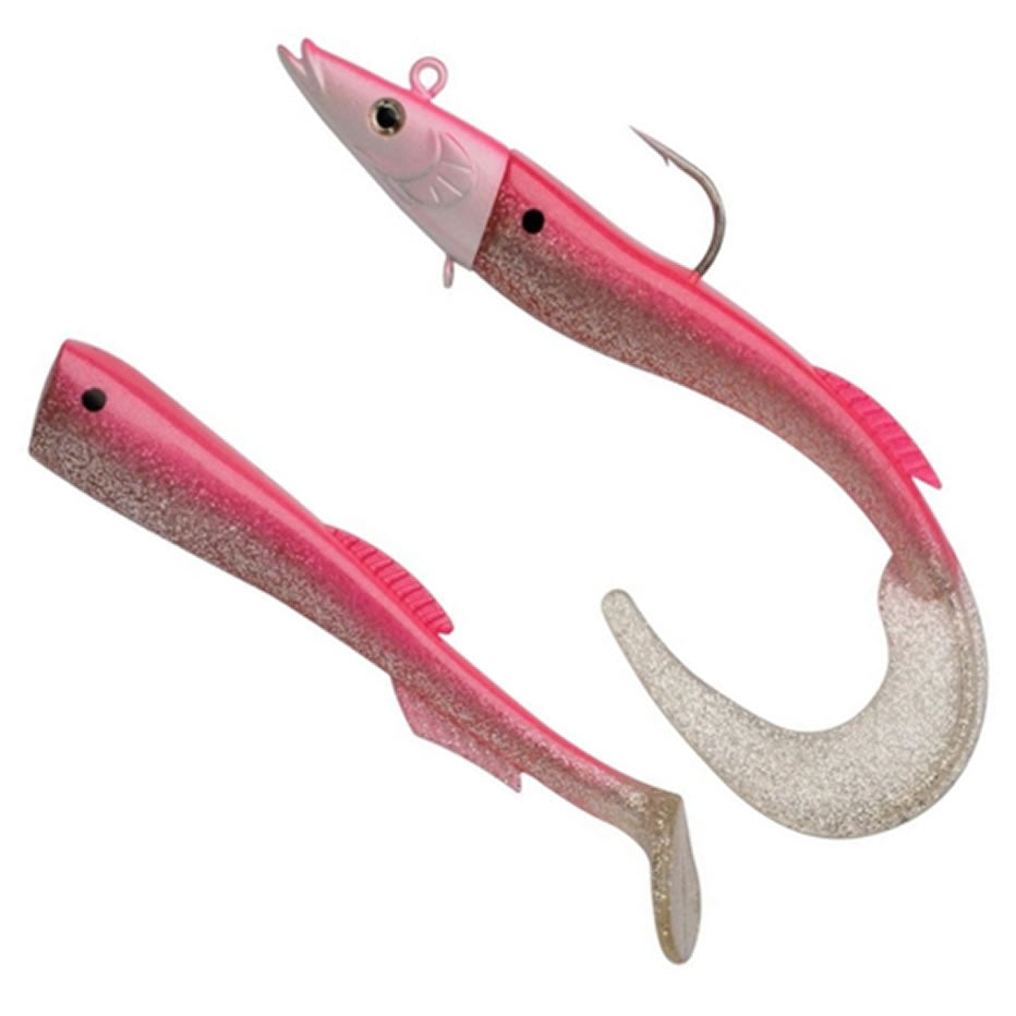 Twister BERKLEY Power Sandeel Metallic Pink 21cm 1buc/pac
