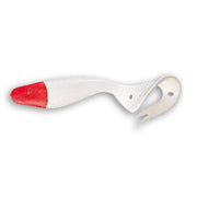Twister Delaland Sandra 9cm White Red Head 4 Buc