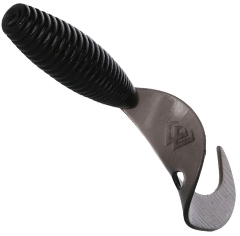 Twister Mikado Grub, Black, 3.8cm, 10buc/pac