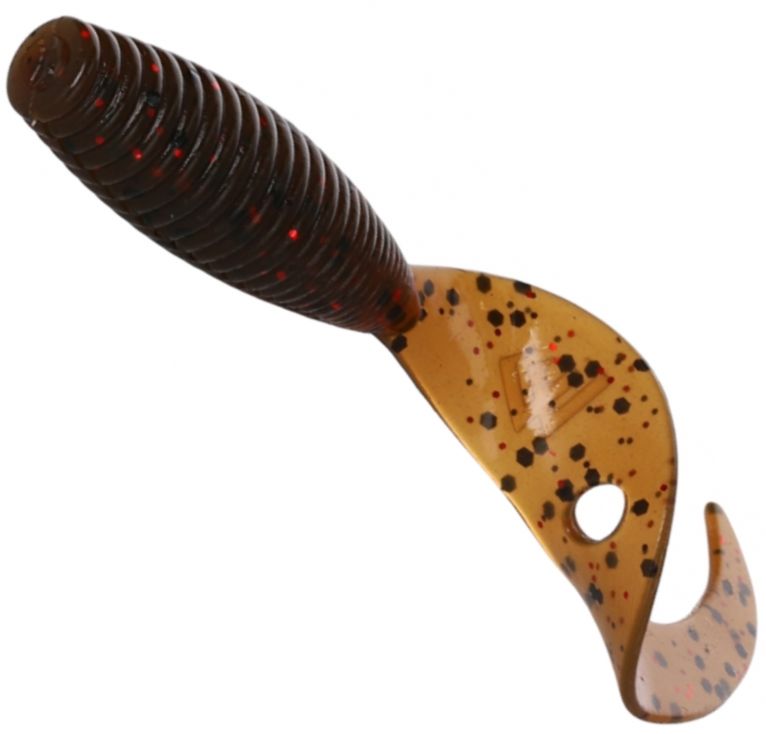 Twister Mikado Grub, Brown Pumpkin, 5.1cm, 8buc/pac