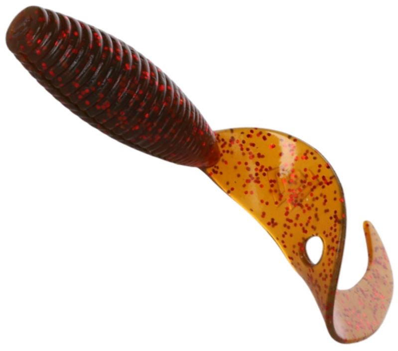 Twister Mikado Grub, Motoroil Red, 3.8cm, 10buc/pac