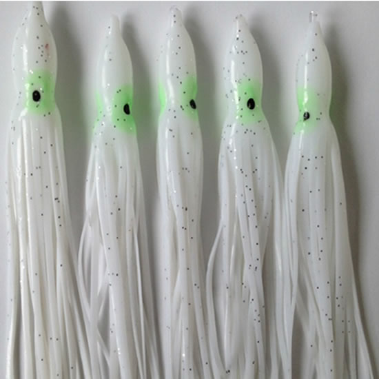 Twister Profiblinker Octopus Alb Perlat  10 Cm 3 Buc