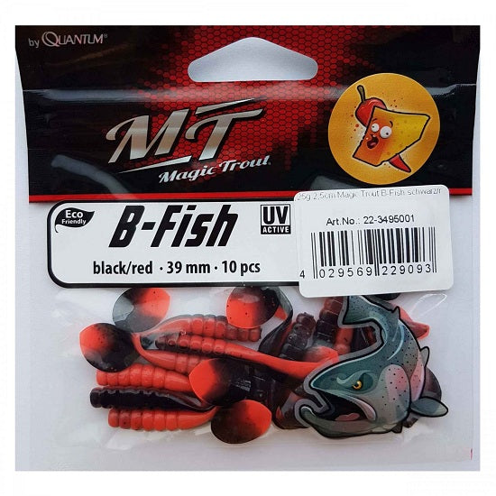 Twister Quantum Magic Trout B-Fish 39mm 0.40gr Black Red Cheese