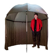 Umbrela Delphin Cu Perete Lateral Extins 250cm Verde