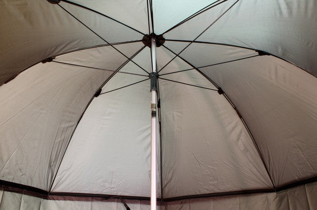 Umbrela Delphin Cu Perete Lateral Extins 250cm Verde