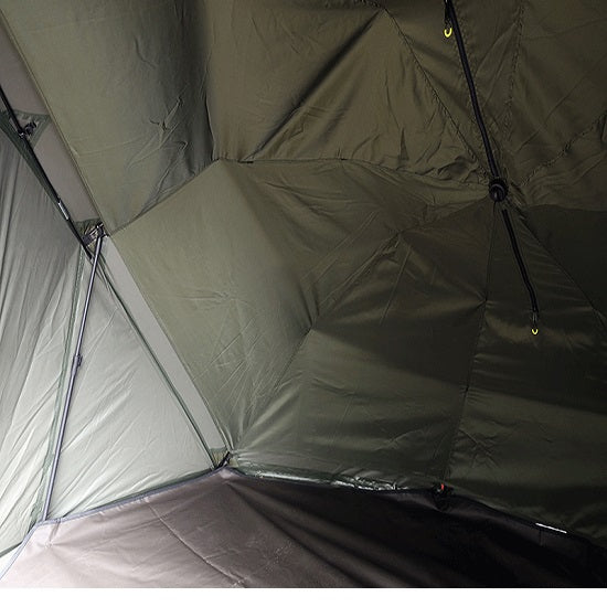 Umbrela Fox Ultra 60 brolley full front KHAKI