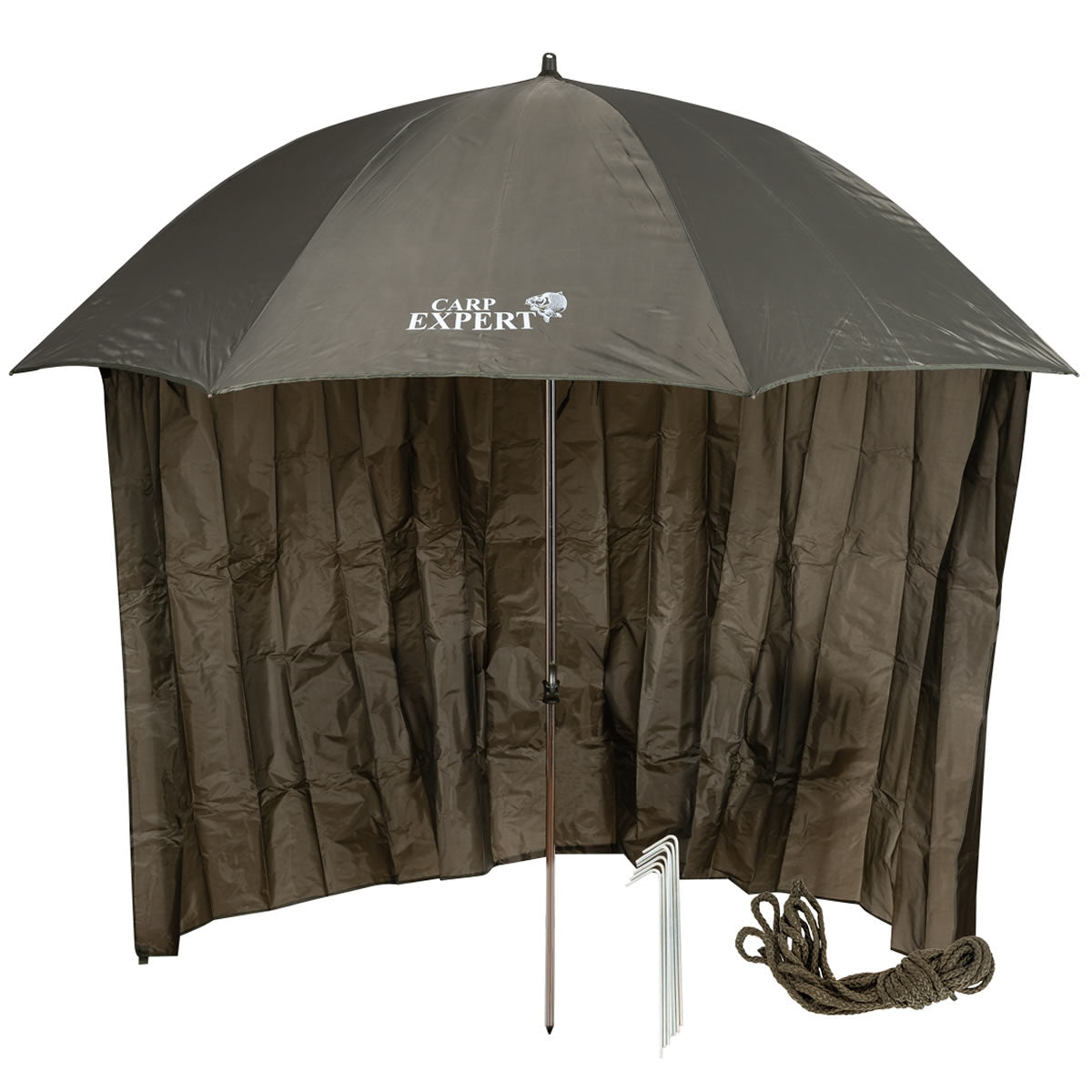 Umbrela cu Paravan Carp Expert, 220cm