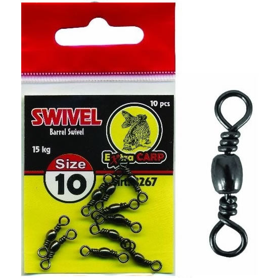 VARTEJE EXTRA CARP BARREL SWIVEL NR18 10 BUC/PLIC 7.50KG