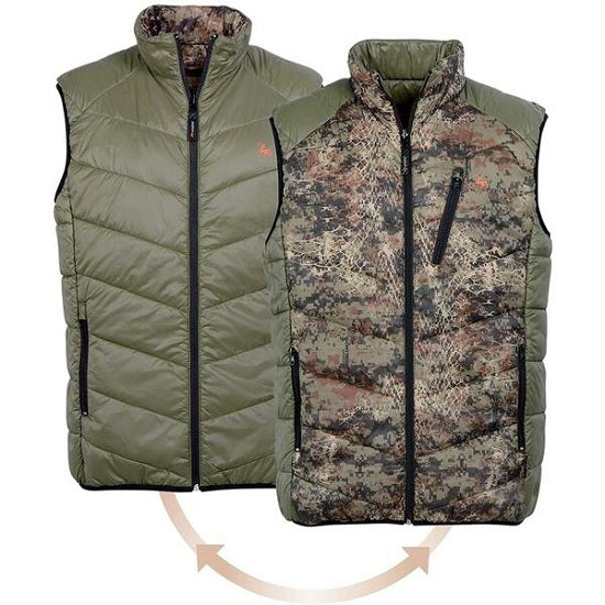 VESTA VERNEY-CARRON DOUDOUNE REVERSIBILA KAKI SNAKE