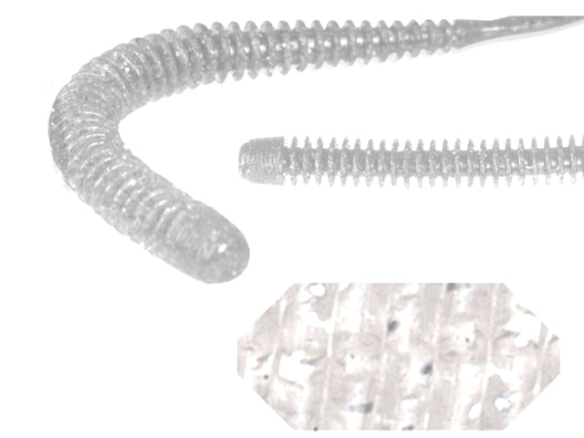 VIBER WORM COLMIC 5" 12.7cm SILVER CLEAR