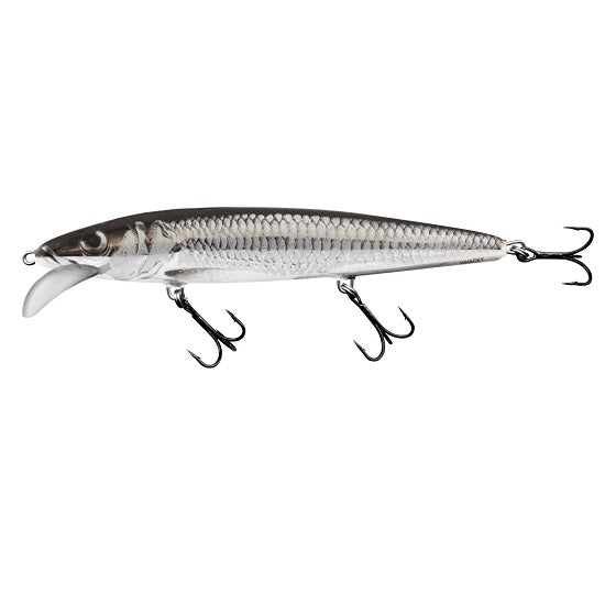 VOBLER SALMO WHACKY FLOATING, BLACK METALLIC BLEAK, 12CM, 14G