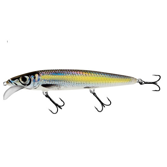 VOBLER SALMO WHACKY FLOATING, SILVER CHARTREUSE SHAD, 9CM, 5.5G