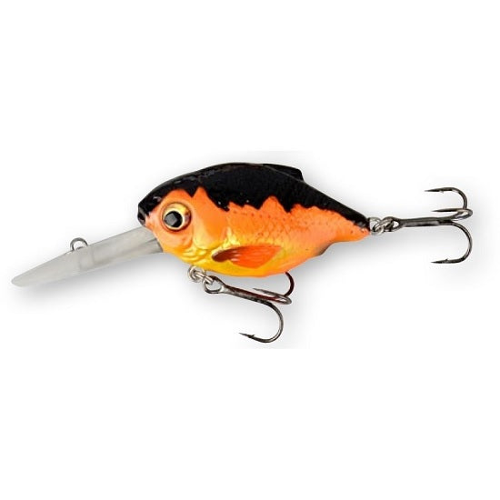 VOBLER SAVAGE GEAR 3D CRUCIAN CRANK SINKING, BLACK&amp;ORANGE, 3.4CM, 3.4G