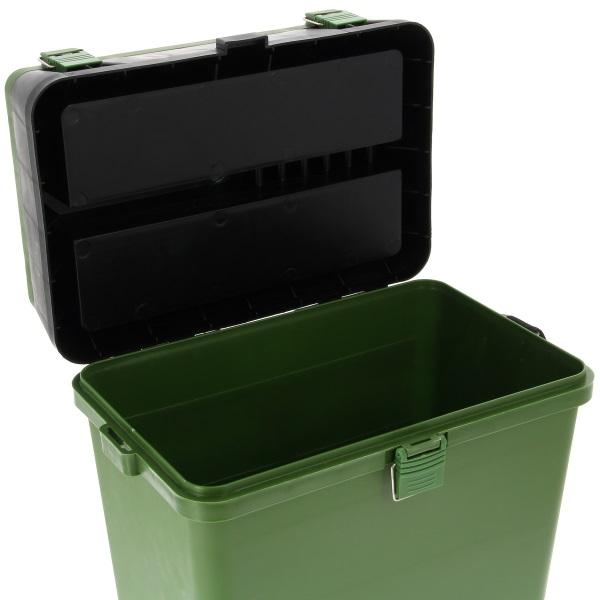 Valigeta NGT Session Seat Box Green 36x28x24cm