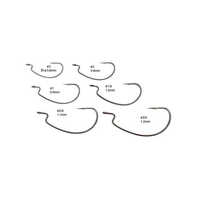 Varivas CARLIGE OFFSET NOGALES POWER BAIT FINESS NR 2 8buc/plic