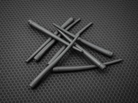 Varnis Gemini Anti-Tangle Sleeves Dark Silt 40mm 8 Buc/Pachet