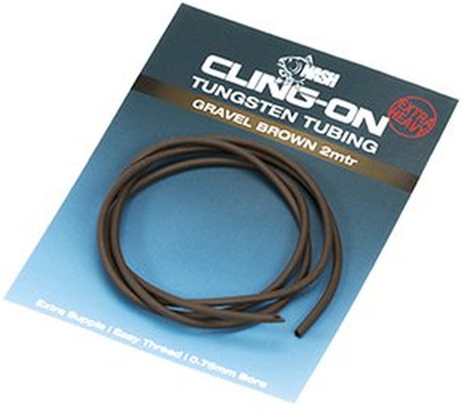 Varnis NASH Cling On Tungsten Tubing, 2m, Gravel Brown