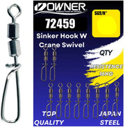 Vartej Agrafa Owner Amaz 72459 Sinker Hook W Crane, 10.3kg, Nr.18, 10buc/plic