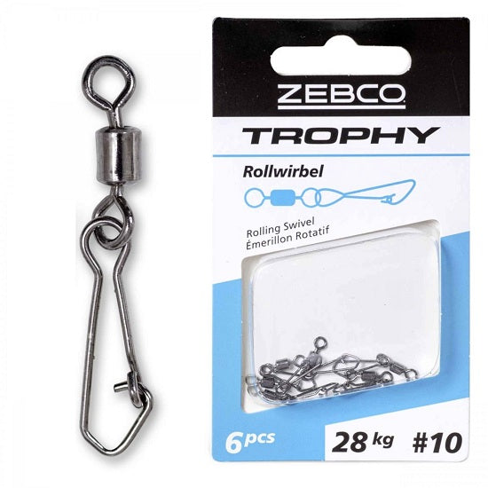 Vartej Agrafa Zebco Trophy Rolling Swivel No.6 30mm