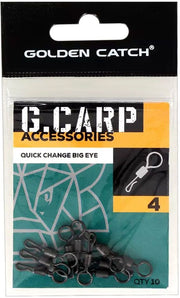 Vartej GOLDEN CATCH G.Carp Quick Change Big Eye, Nr.4, 10buc/pac