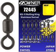 Vartej Owner Amaz 72445 KS-11 Rolling King Stainless Swivel 15buc