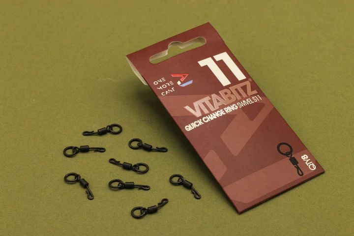 Vartej Rapid ONE MORE CAST Tackle Vitabitz Quick Change Ring Swivel, Nr.8, 8buc/pac