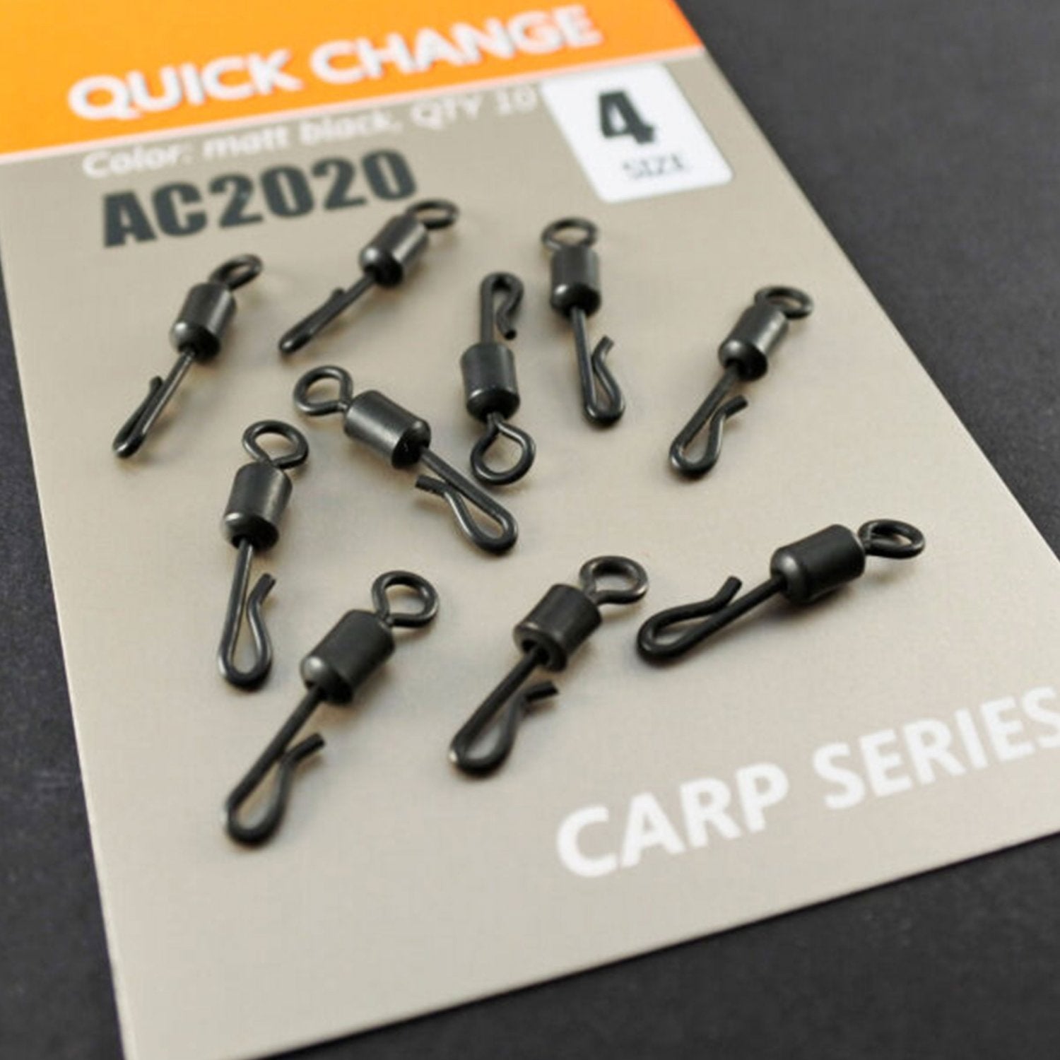 Vartej Rapid Quick Change Negru Mat nr.4 10buc/plic