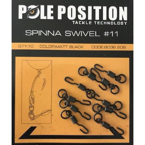 Vartej Rapid Strategy cu Anou Pole Position Spinna Swivel 8buc/plic Nr.11     