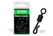 Vartej Rapid ZFISH Quick Change Swivel Matt, Nr 8, 28Kg, 10Buc, Negru