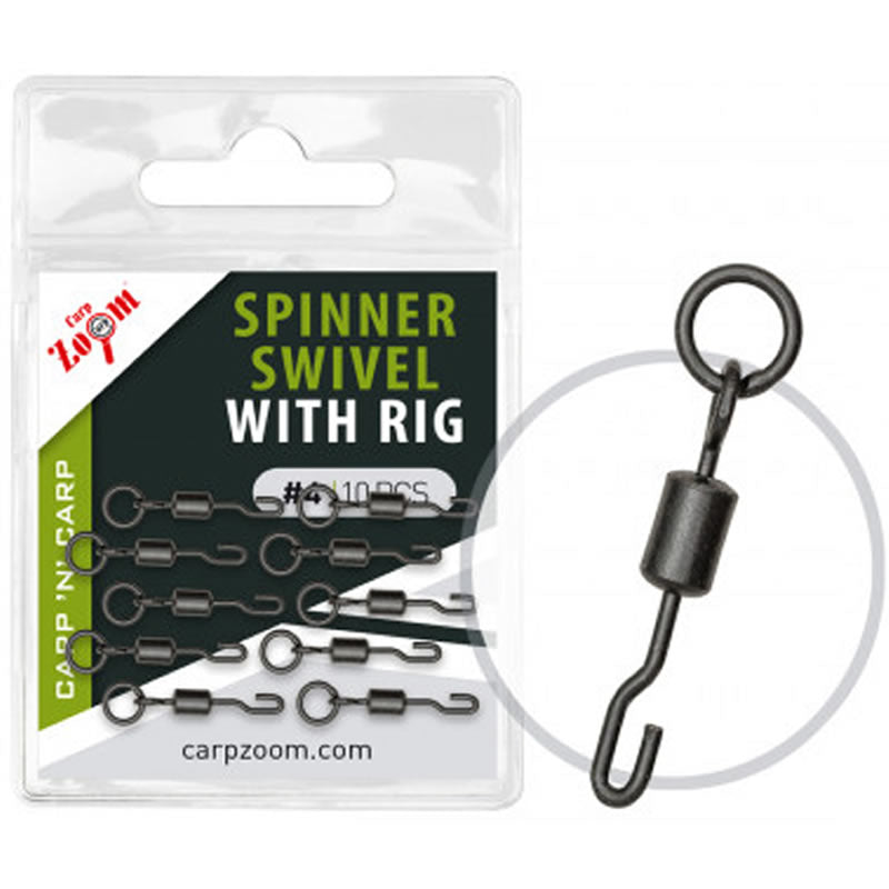 Vartej Rapid cu Anou CARP ZOOM Quick Change Spinner Swivel with Micro Ring 10buc/pac