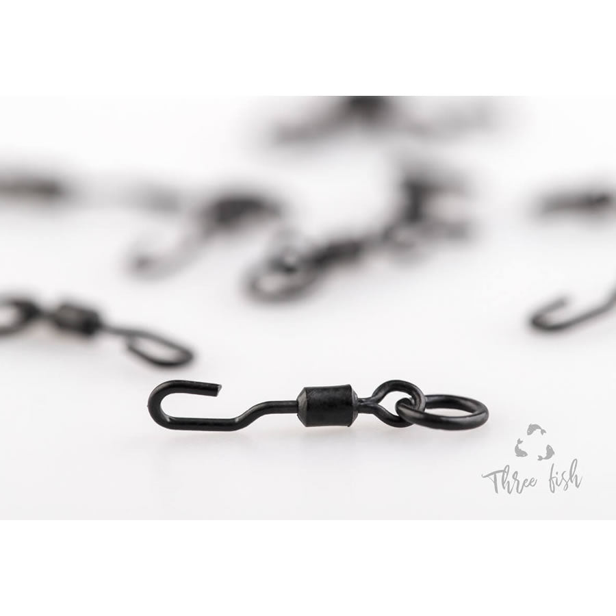 Vartej Rapid cu Anou ZFISH Ronnie Rig Swivel Matt, Size 12, 10buc/pac