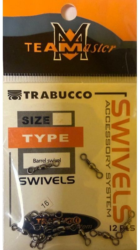 Vartej TRABUCCO Team Master Black Nickel, Nr.6, 27kg, 12buc/pac
