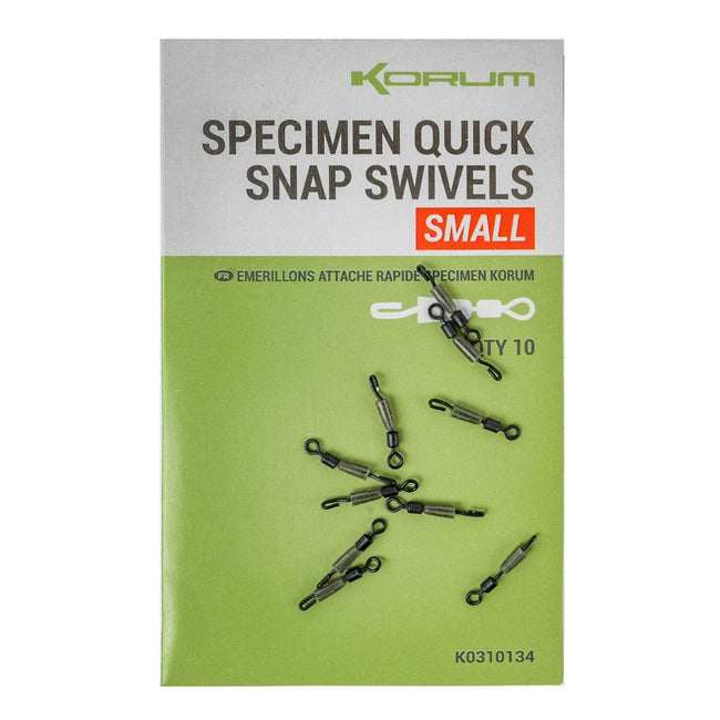 Vartej cu Agrafa Rapida Korum Quick Snap Swivels Large