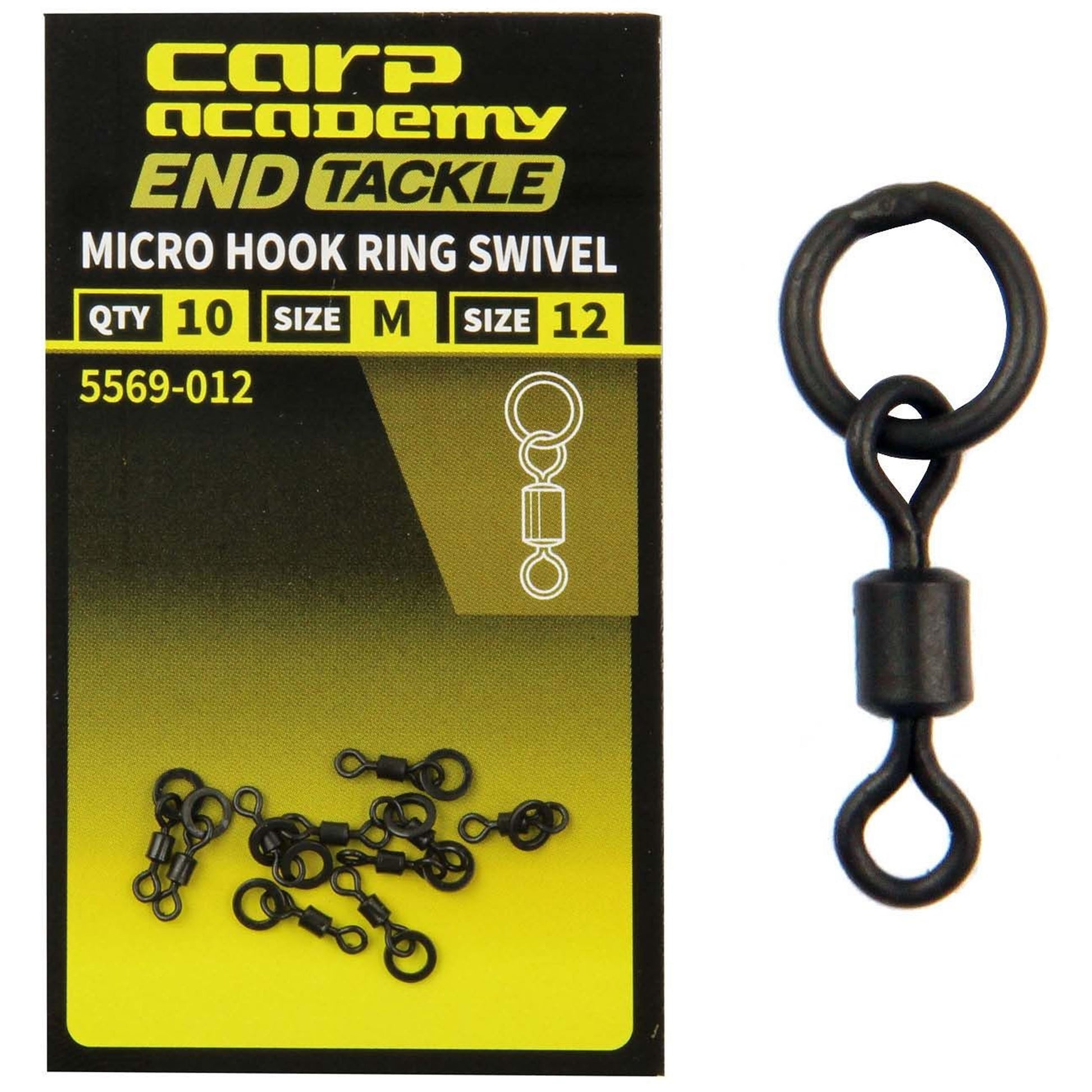 Vartej cu Anou Carp Academy Micro Hook Ring Swivel Marime 10buc/pac