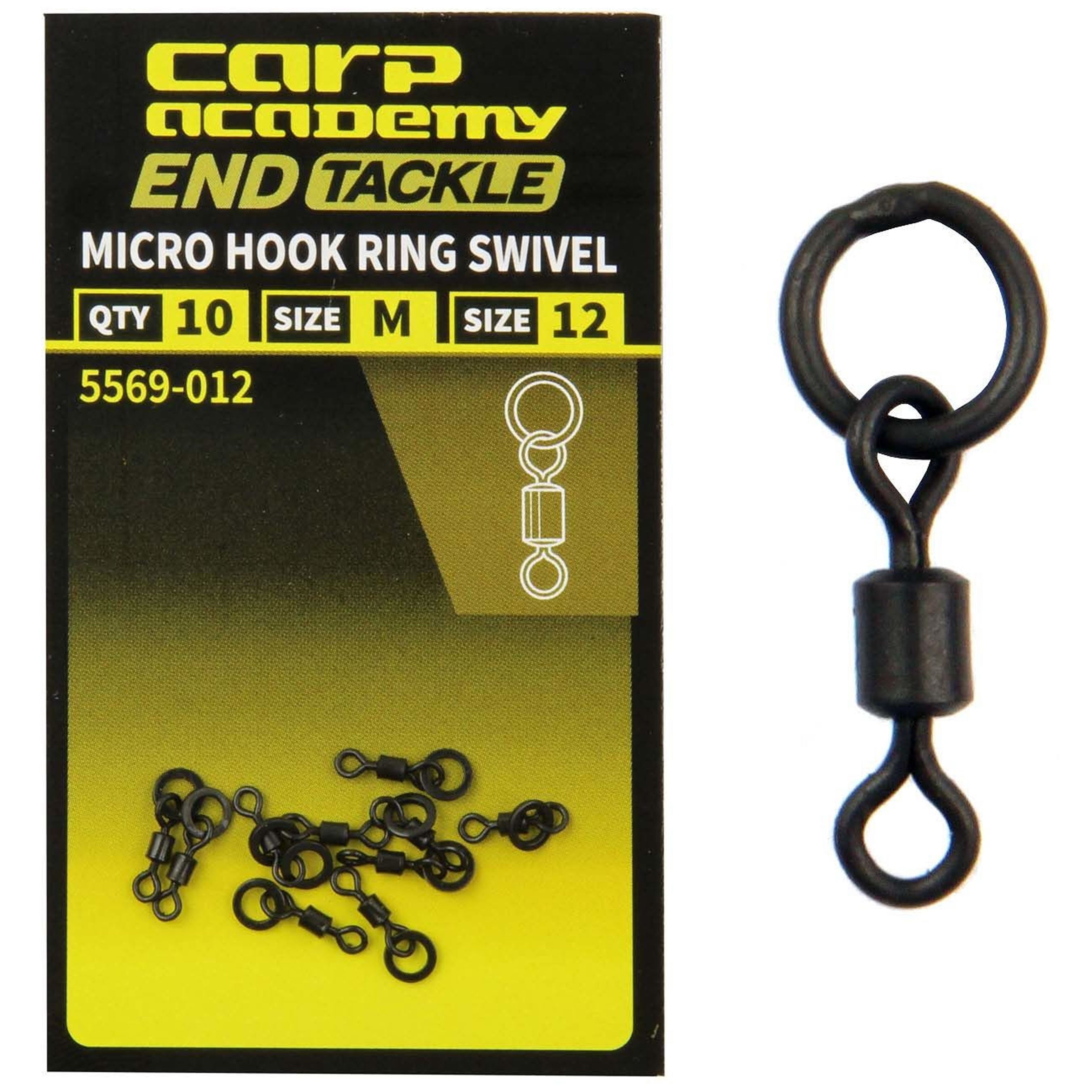 Vartej cu Anou Carp Academy Micro Hook Ring Swivel Marime 10buc/pac