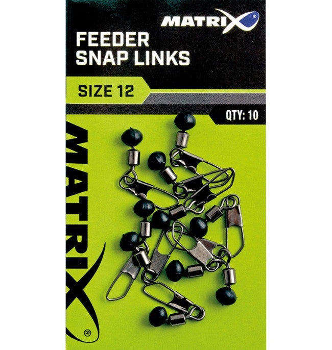 Vartej cu Margea Culisanta si Agrafa Matrix Feeder Bead Snap Links Nr 12 10buc/plic