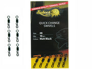 Vartejuri cu agrafa rapida Select Baits Quick Change Swivels nr.8