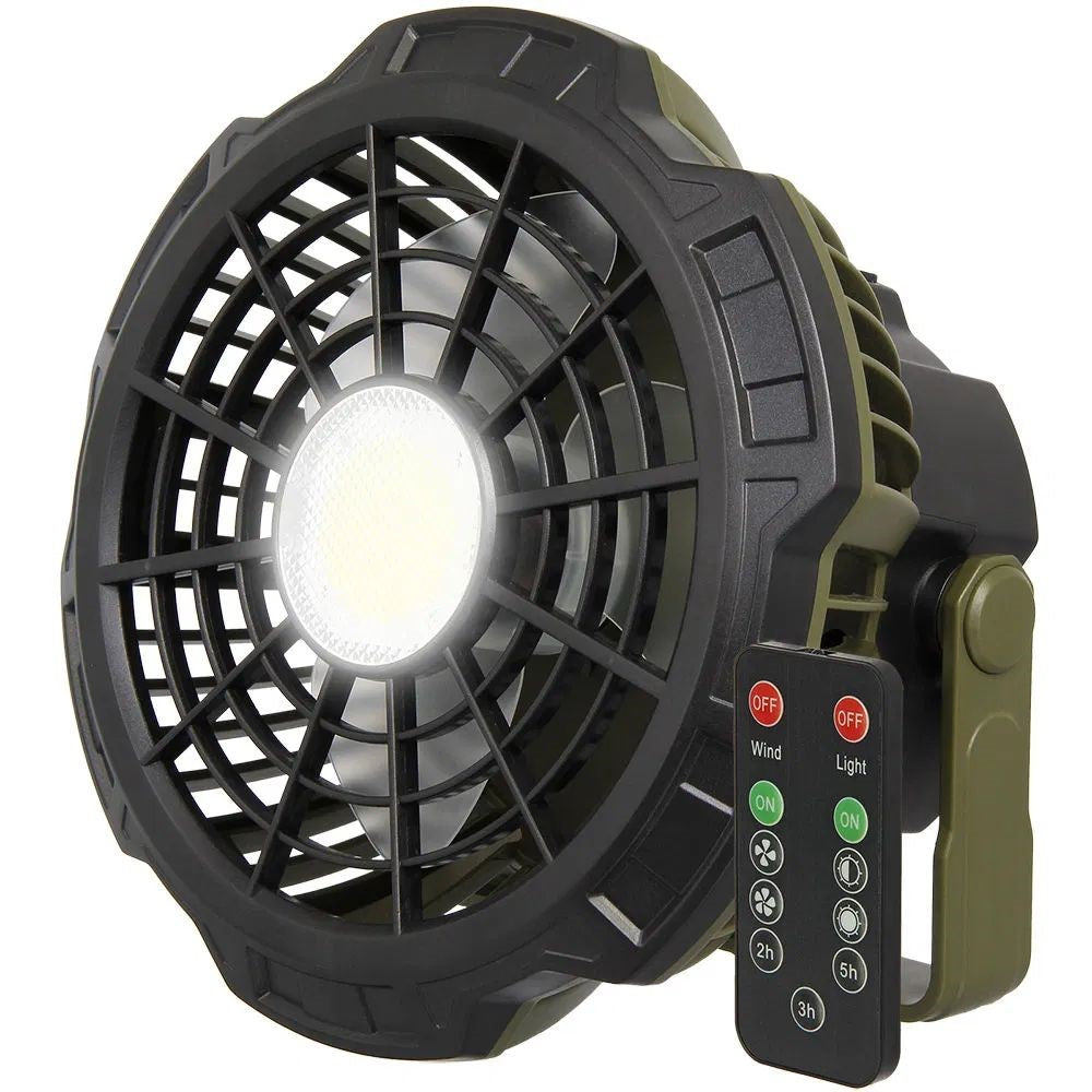 Ventilator NGT USB Reincarcabil Cu Lumina Si Powerbank