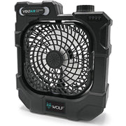 Ventilator Portabil + Baterie Externa Wolf Voltair Portable Fan &amp; Powerbank, Black