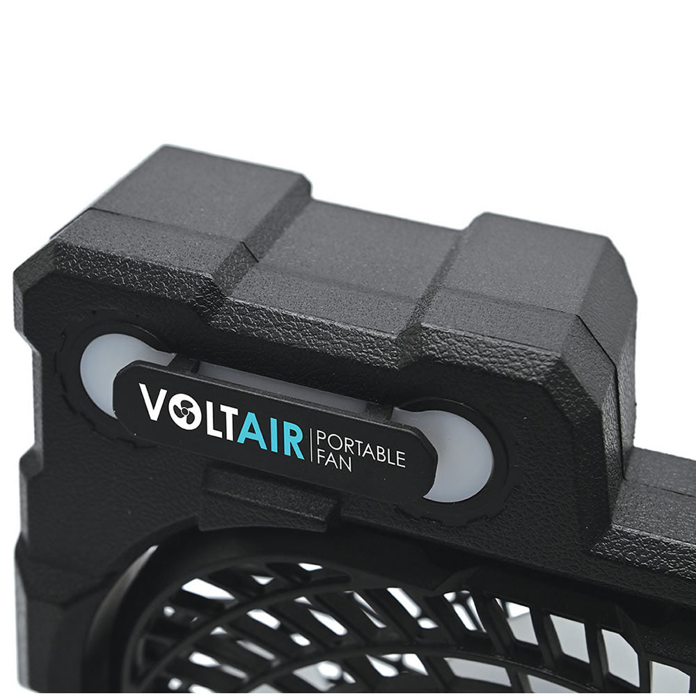 Ventilator Portabil + Baterie Externa Wolf Voltair Portable Fan &amp; Powerbank, Black
