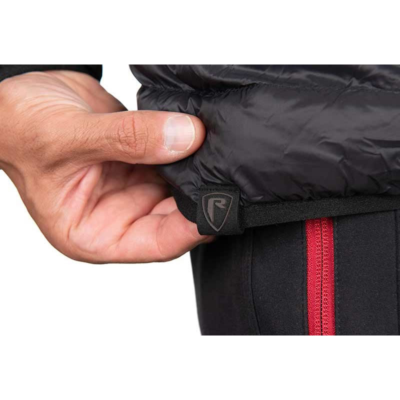 Vesta FOX RAGE Pro Series Reversible Lightweight Quilted Gilet, Black / Rage Red
