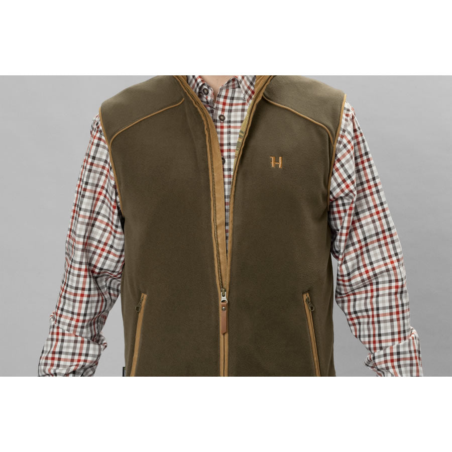 Vesta HARKILA Sandhem 200 Waistcoat Willow, Green