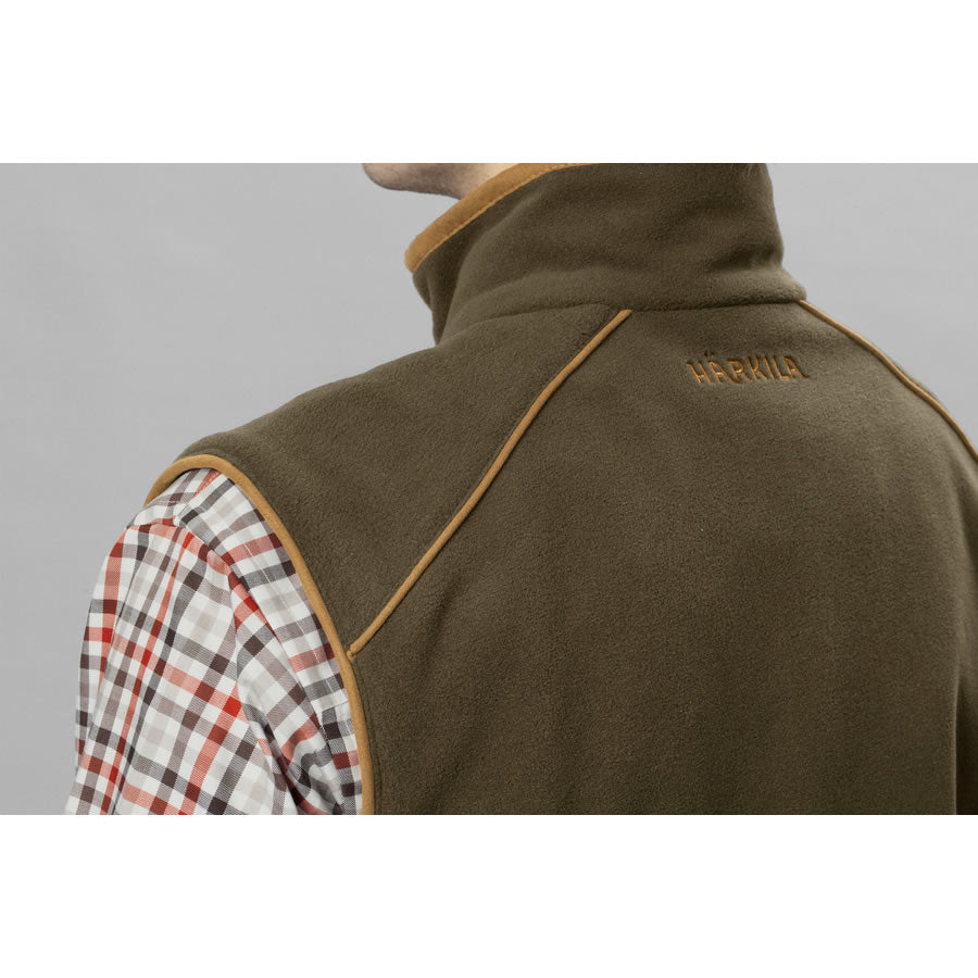 Vesta HARKILA Sandhem 200 Waistcoat Willow, Green