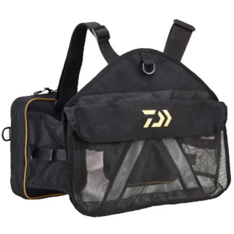 Vesta Pescuit DAIWA Gilet Wading, Black / Gold, 46x38cm