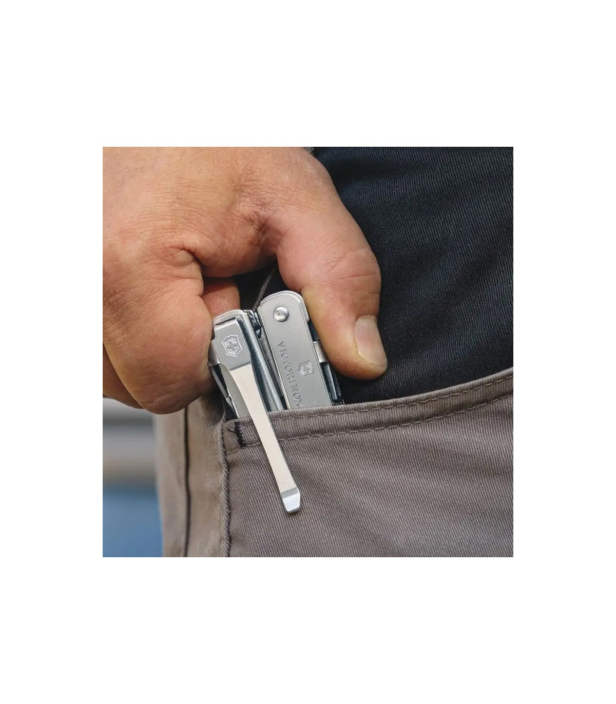 Victorinox Clip Swiss Tool Spirit BS, argintiu 3.0240.B1