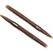 Vierme LIVE TARGET Stick Worm, Brown / Black, 10.2cm, 10g, 8buc/pac