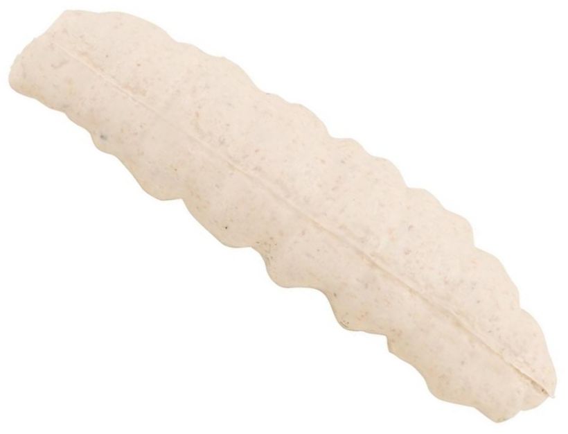 Viermi Berkley Gulp Honey Worm, Original Scent, Milky Shite, 2.5cm